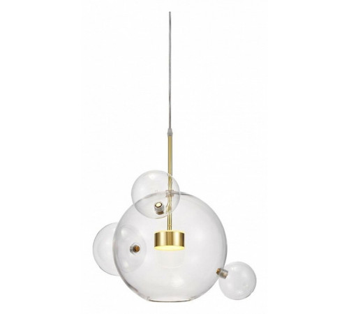 Подвесной светодиодный светильник Lumina Deco Neroni LDP 6016-3+1 GD Подвесной светодиодный светильник Lumina Deco Neroni LDP 6016-3+1 GD