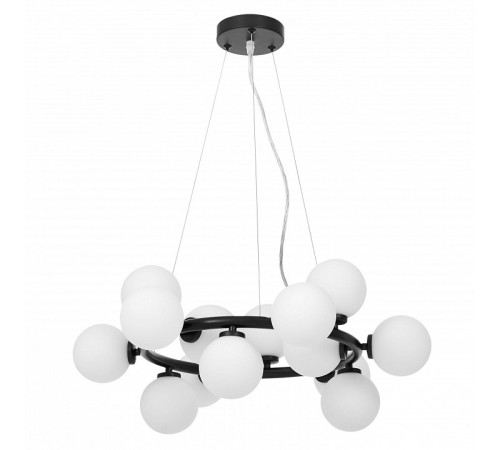 Подвесная люстра Lumina Deco Marsiada LDP 6033-15 BK+MD Подвесная люстра Lumina Deco Marsiada LDP 6033-15 BK+MD