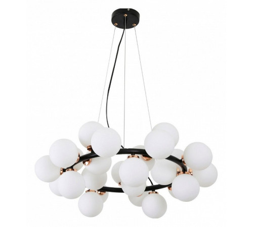 Подвесная люстра Lumina Deco Marsiada LDP 6033-25 BK+MD Подвесная люстра Lumina Deco Marsiada LDP 6033-25 BK+MD