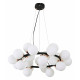 Подвесная люстра Lumina Deco Marsiada LDP 6033-25 BK+MD