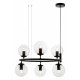 Подвесная люстра Lumina Deco Ceredo LDP 6034-6 RND BK