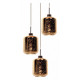 Подвесная люстра Lumina Deco Alacosmo LDP 6811-3 RD R.GD