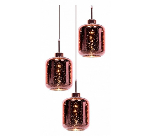 Подвесная люстра Lumina Deco Alacosmo LDP 6811-3 RD R.GD