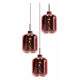 Подвесная люстра Lumina Deco Alacosmo LDP 6811-3 RD R.GD