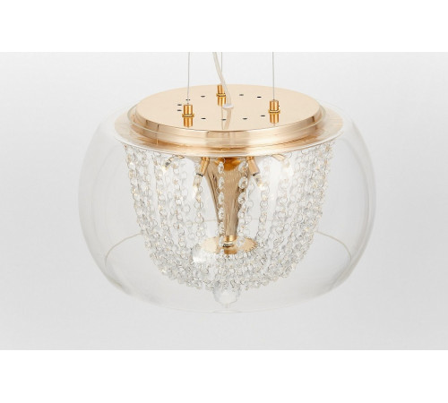 Подвесная люстра Lumina Deco Disposa LDP 7018-400 PR+F.GD