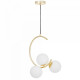 Подвесная люстра Lumina Deco Bonio LDP 7031-3 F.GD