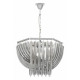 Подвесная люстра Lumina Deco Boscone LDP 7044-550 CHR+GY
