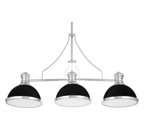 Подвесная люстра Lumina Deco Ettore LDP 710-3 BK+CHR Подвесная люстра Lumina Deco Ettore LDP 710-3 BK+CHR