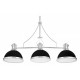 Подвесная люстра Lumina Deco Ettore LDP 710-3 BK+CHR