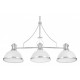 Подвесная люстра Lumina Deco Ettore LDP 710-3 WT+CHR