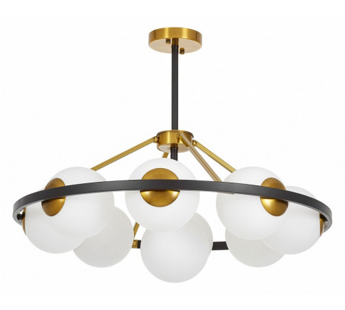 Подвесная люстра Lumina Deco Donzano LDP 8034-9 BK+WT