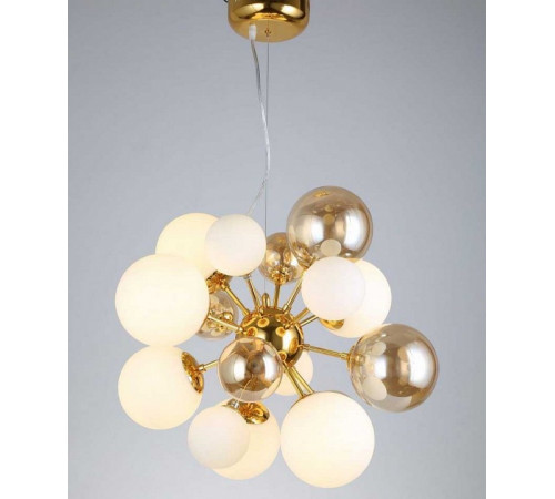Подвесная люстра Lumina Deco Galaksida LDP 8565-10/16 GD+TEA