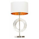 Настольная лампа Lumina Deco Fabi LDT 5531 CHR+WT