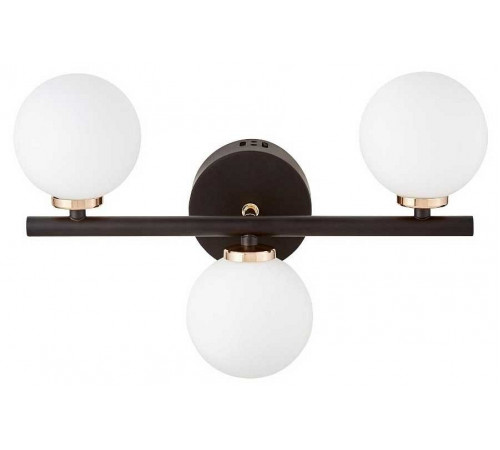 Бра Lumina Deco Marsiada LDW 6033N-3 BK+F.GD Бра Lumina Deco Marsiada LDW 6033N-3 BK+F.GD
