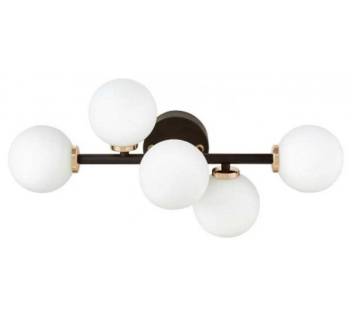 Настенный светильник Lumina Deco Marsiada LDW 6033-5 BK+F.GD