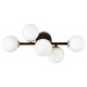 Настенный светильник Lumina Deco Marsiada LDW 6033-5 BK+F.GD