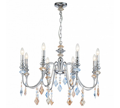 Подвесная люстра Lucia Tucci Maya 4450.8 Chrome