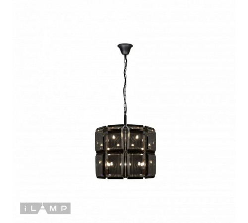 Подвесная люстра iLamp Panorama 10490-5+5P BK