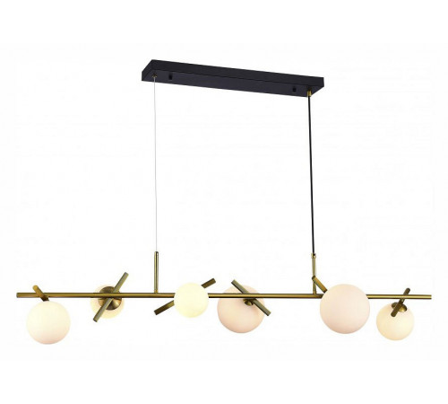 Подвесная люстра iLamp Golden 2134-6L BR+MBK