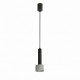 Подвесной светильник iLedex Delta 2362-1 BK+SL