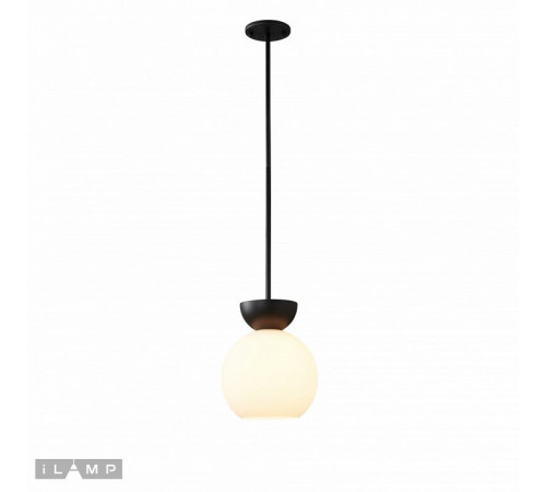 Подвесной светильник iLamp Mono P6079-1 BK+WH