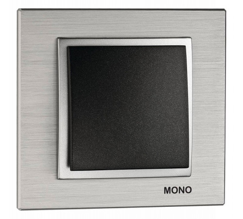 Выключатель одноклавишный Mono Electric Despina-Larissa 10А 250В графит 500-002025-100 Выключатель одноклавишный Mono Electric Despina-Larissa 10А 250В графит 500-002025-100