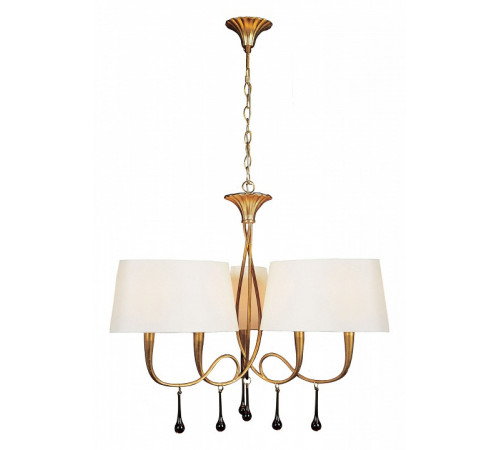 Подвесная люстра Mantra Paola Painted Gold 3540