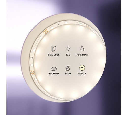 Светодиодная лента Maytoni Led Strip 12B 2835 7,2Вт/м 4000K 5м IP20 20002 Светодиодная лента Maytoni Led Strip 12B 2835 7,2Вт/м 4000K 5м IP20 20002