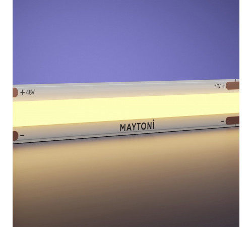 Светодиодная лента Maytoni Ultra 48В COB 8Вт/м 2700K 20м IP20 201218 Светодиодная лента Maytoni Ultra 48В COB 8Вт/м 2700K 20м IP20 201218