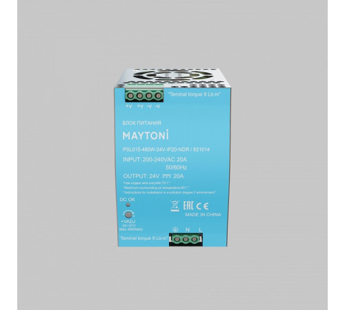 Блок питания Maytoni PSL015 480Вт DC24В IP20 821014