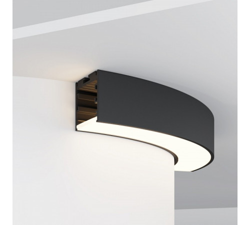 Радиусный профиль Maytoni Led strip ALM-3535R-B-D-90°-0.3M Радиусный профиль Maytoni Led strip ALM-3535R-B-D-90°-0.3M