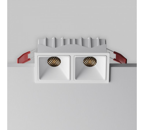 Встраиваемый светильник Maytoni Alfa Led Downlight DL043-02-10W3K-SQ-W-1 Встраиваемый светильник Maytoni Alfa Led Downlight DL043-02-10W3K-SQ-W-1