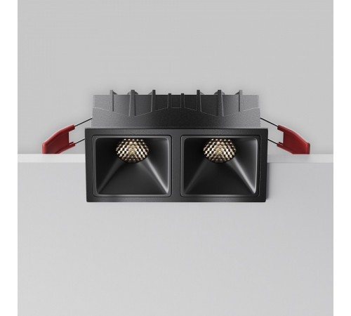 Встраиваемый светильник Maytoni Alfa LED DL043-02-10W4K-SQ-B-1 Встраиваемый светильник Maytoni Alfa LED DL043-02-10W4K-SQ-B-1