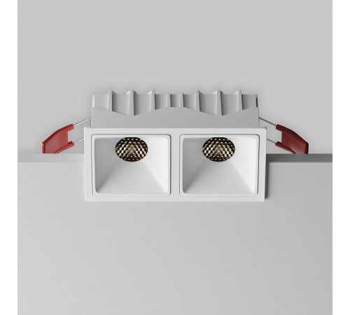 Встраиваемый светильник Maytoni Alfa LED DL043-02-10W4K-SQ-W-1 Встраиваемый светильник Maytoni Alfa LED DL043-02-10W4K-SQ-W-1