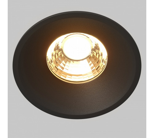 Встраиваемый светильник Maytoni Round DL058-12W2.7K-B Встраиваемый светильник Maytoni Round DL058-12W2.7K-B