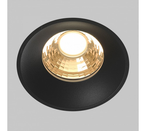 Встраиваемый светильник Maytoni Round DL058-12W2.7K-TRS-B Встраиваемый светильник Maytoni Round DL058-12W2.7K-TRS-B