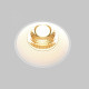 Встраиваемый светильник Maytoni Round DL058-7W2.7K-TRS-W