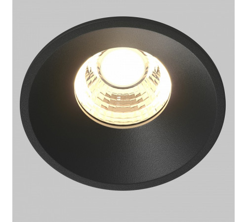 Встраиваемый светильник Maytoni Round DL058-7W3K-B Встраиваемый светильник Maytoni Round DL058-7W3K-B
