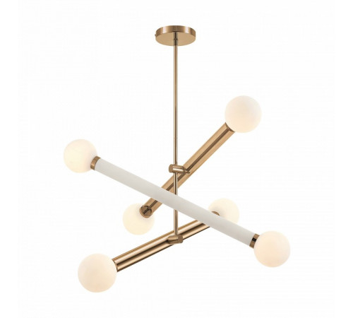 Люстра на штанге Freya Cross FR5381PL-06G Люстра на штанге Freya Cross FR5381PL-06G