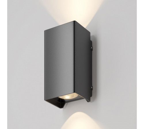 Уличный настенный светильник Maytoni Shell O570WL-L10B3K
