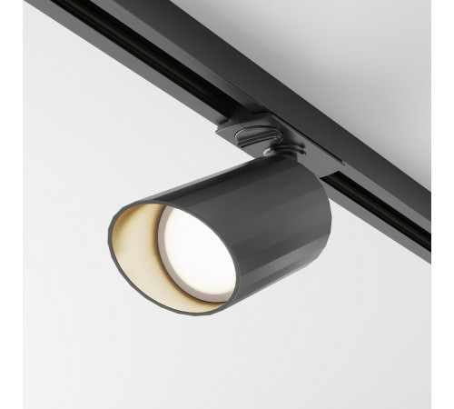 Трековый светильник Maytoni Technical Lipari TR087-1-GU10-B Трековый светильник Maytoni Technical Lipari TR087-1-GU10-B