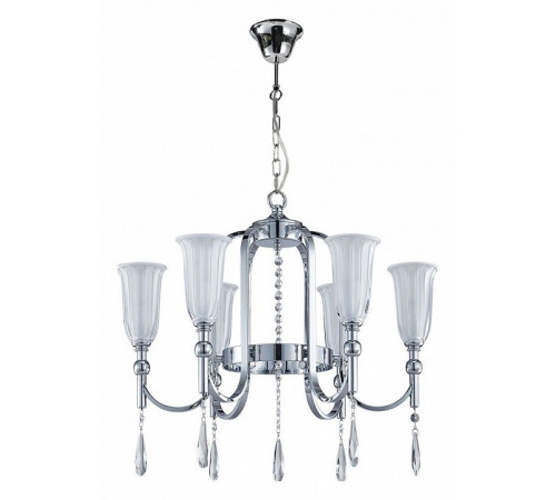 Подвесная люстра Newport 4800 4806+4/C chrome М0068413 Подвесная люстра Newport 4800 4806+4/C chrome М0068413