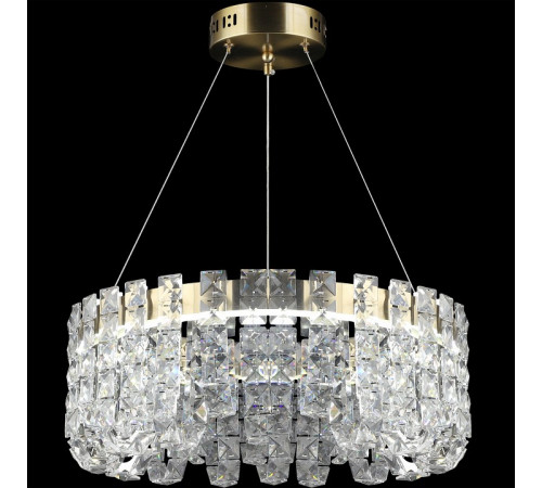 Подвесная люстра Reluce 02601-0.4-104W LED COP+CH