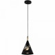 Подвесной светильник Reluce 03250-3.9-01 BK+WOOD