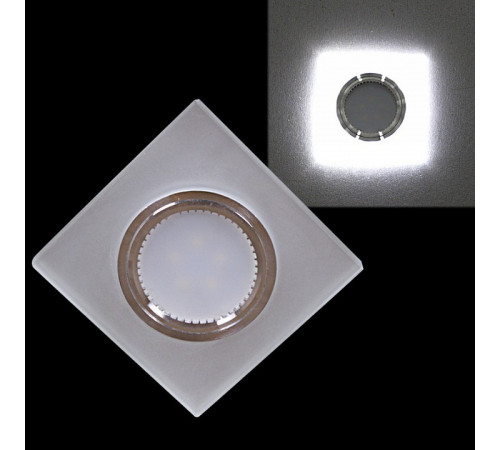 Встраиваемый светильник Reluce 55031-9.0-001MN MR16+LED3W WT