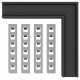 Внутренний угол-соединитель для встраиваемого магнитного шинопровода ST Luce Skyline 48 ST1007.449.12
