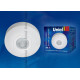 Датчик движения (06566) Uniel USN-14-360R-1200W-3LUX-6M-0,6-1,5m/s-WH