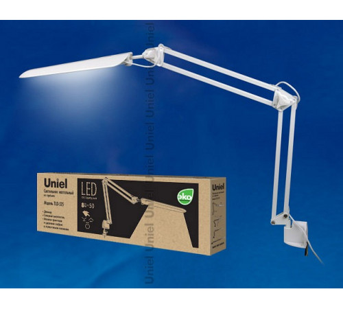 Настольная лампа (10610) Uniel TLD-524 White/LED/500Lm/4500K/Dimmer
