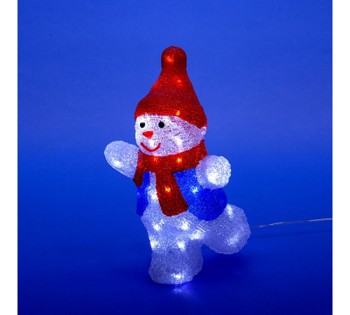 Фигура снеговик Uniel ULD-M2234-040/STA WHITE IP20 SNOWMAN-2 11030