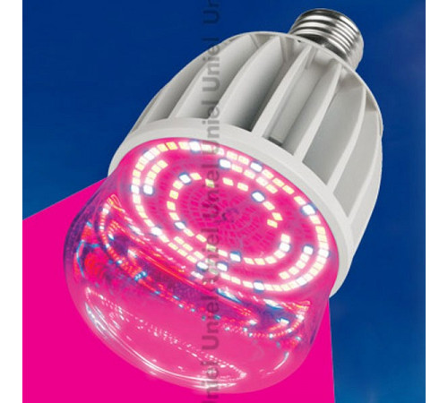 Лампа светодиодная для растений (11098) Uniel E27 20W прозрачная LED-M80-20W/SP/E27/CL ALS55WH Лампа светодиодная для растений (11098) Uniel E27 20W прозрачная LED-M80-20W/SP/E27/CL ALS55WH